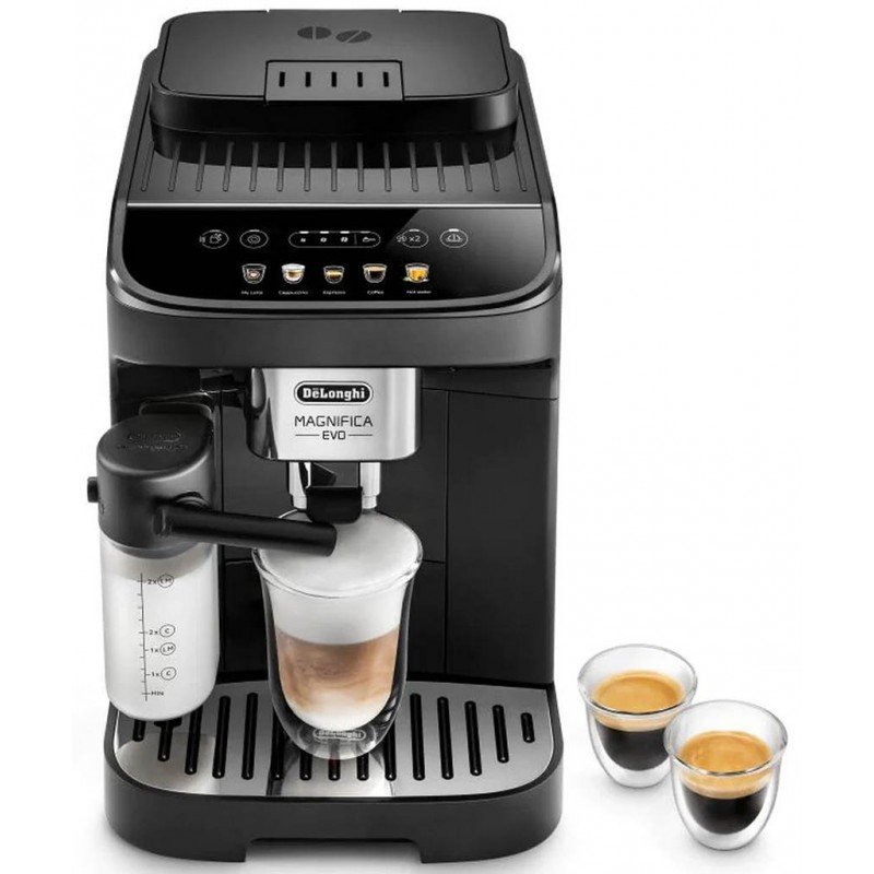 Kaffeevollautomat De’Longhi ECAM292.52.GB Magnifica Evo Grau und schwarz